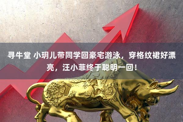 寻牛堂 小玥儿带同学回豪宅游泳，穿格纹裙好漂亮，汪小菲终于聪明一回！