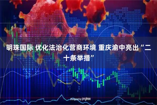明珠国际 优化法治化营商环境 重庆渝中亮出“二十条举措”