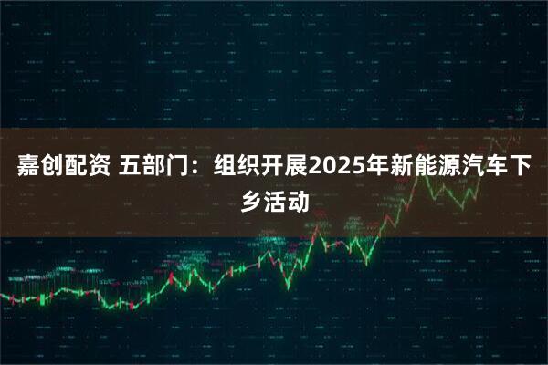 嘉创配资 五部门：组织开展2025年新能源汽车下乡活动