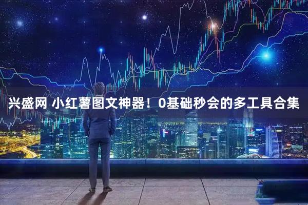 兴盛网 小红薯图文神器！0基础秒会的多工具合集